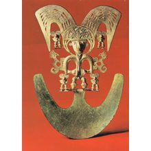 Popayan Antropomorfo De Popayan Columbia Gold Museum Postcard
