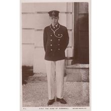 HRH The Royal Duke Of Cornwall Young Military Uniform Real Photo Postcard