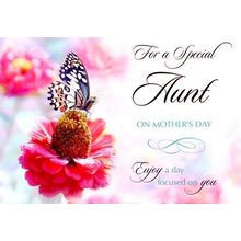 For A Special Aunt on Mother's Day - Enjoy A Day Focused on You - 23227