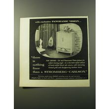 1953 Stromberg-Carlson Empire Television Ad - With exclusive Panoramic Vision