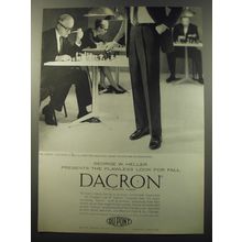 1960 Du Pont Dacron Advertisement - George W. Heller the flawless look for fall