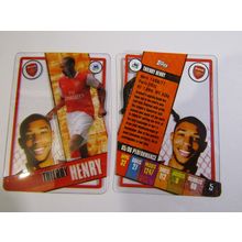 1. Thierry Henry - Arsenal - Topps - I-Cards 2006/07 Football Card