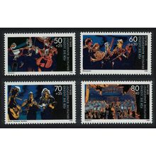 Berlin Youth Welfare Music 4v 1988 MNH SG#B804-B807