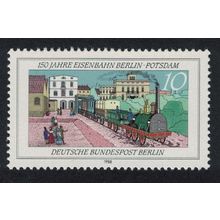 Berlin 150th Anniversary of Berlin-Potsdam Railway 1988 MNH SG#B810