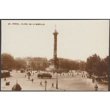 Place de la Bastille, Paris, c.1910s - Noyer Photo CPA