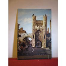 MONK BAR, YORK, unused postcard by J Arthur Dixon YK. 1330 =