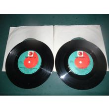 THE TWEETS 7" SINGLES LOT OF 2 -BIRDIE SONG/LET'S ALL SING LIKE THE BIRDIES SING