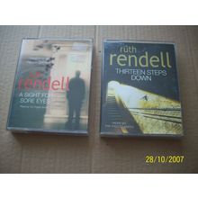 Ruth Rendell-A Sight for Sore Eyes & Thirteen Steps Down - 4 Audio Cassettes