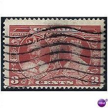 Canada 1935 SG337 3c Carmine-Red Good Used