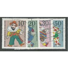 BERLIN -1970 SET 'HUMANITARIAN RELEIF FUNDS' (4v) FINE USED (EBID44-747)