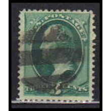 Used 184 3c George Washington Fine Fancy Cnx RA0191