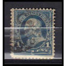 Used 264 1c Benjamin Franklin Just Clears RA1010