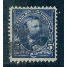 Used 281 5c Ulysses S. Grant Just Clears M04895