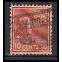 Used 815 10c John Tyler Very Fine KA5610