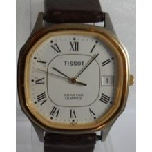 Vintage Gents Tissot Seastar Swiss Watch - Leather Strap-Late 1970s Model. N.R