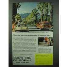 1957 Southern California Tourism Ad - Old Baldy