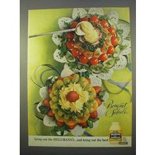1963 Hellmann's Mayonnaise Ad - Bouquet Salads