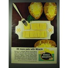 1963 Kraft Miracle Margarine Ad - 36 More Pats with Miracle