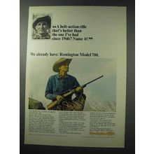 1965 Remington Model 700 Rifle Ad - Bolt-Action