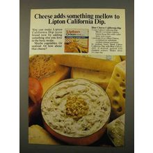 1975 Lipton Onion Soup Ad - Lipton California Dip