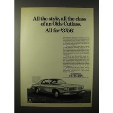 1975 Oldsmobile Cutlass Colonnade Hardtop Coupe Car Ad