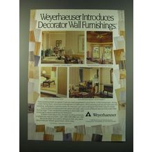 1988 Weyerhaeuser Decorator Wall Furnishings Ad
