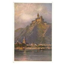 MARKSBURG, RHEIN, GERMANY unused vintage postcard =