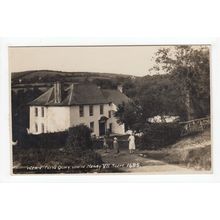 Plas y Wern House where Henry VII Slept 1485 New Quay Postcard RP Cardiganshire