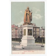 Queen Victoria Statue Hove Postcard 1904 East Sussex