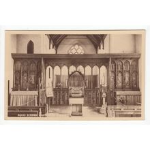 Rood Screen St Helen's Church Ranworth Postcard Norfolk 499