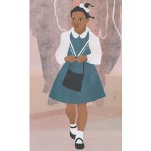 Ruby Bridges African American Anti Racism Civil Rights Activist Postcard