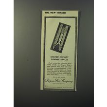 1953 Rogers Peet Oxford Cheviot Summer Braces Advertisement