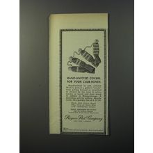 1953 Rogers Peet Golf Club Covers Ad - Hand-knitted covers for your club-heads
