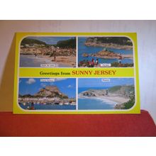 multiview, JERSEY unused postcard by A C Gallie Ltd. ACG 163 =
