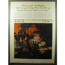 1960 Spice Islands Spices Ad - Belay it, men, said Magellan.