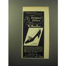 1960 De Busschere Comfort Shoes Advertisement