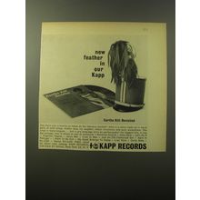 1960 Kapp Records Album Advertisement - Eartha Kitt Revisited