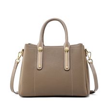 Women Genuine Leather Purses Handbags Tote Bag Shoulder Bag Top Handle Satchel L