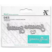 Xcut. Someone Special Die Set. Die Cutting Cardmaking Scrapbooking Crafts