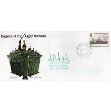 Buglars Of The Light Division Captain Music Hand Signed Military FDC