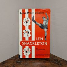 Clown Prince of Soccer Len Shackleton Autobiography HB 1955 (Moisture Damage)