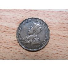 Australia 1914h (Heaton) 1/2d HalfPenny Coin
