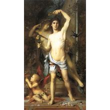 The_Young_Man_and_Death Poster Canvas Movie Film Print A0 A1 A2 A3 A4 A5 A6 Art