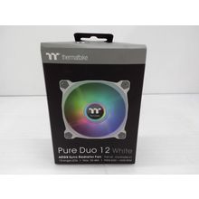 Thermaltake CL-F097-PL12SW-B Pure Duo 12 ARGB Sync Radiator Fan (2 Pack)-White