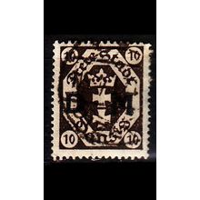 GERMANY REICH Danzig [Dienst] MiNr 0002 ( OO/used )