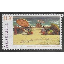 AUS 1996 $1.20 'AUSTRALIA DAY- BEACH UMBRELLAS' FINE USED (EBID66-617)