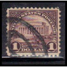 Used 571 $1 Lincoln Memorial Fine RA2117