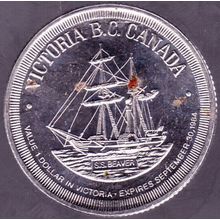 1984 Canada Token $1 Victoria S.S. Beaver
