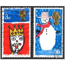 1966 Christmas Stamps - Ordinary Set Fine Used C5