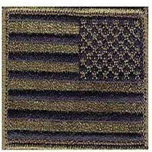 BLACKHAWK American Flag Patch Subdued Coyote Tan - Reversed